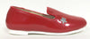 Zeebra Red and Silver Star Loafer-Tassel Children Shoes