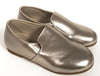 Zeebra Champagne Metallic Loafer-Tassel Children Shoes