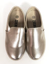 Zeebra Champagne Metallic Loafer-Tassel Children Shoes