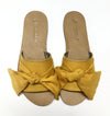You and Me Yellow Bow Slide-Tassel Children Shoes