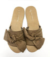 You and Me Toasted Bow Slide-Tassel Children Shoes