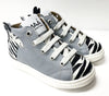 MAA White/Zebra High Top Sneaker-Tassel Children Shoes