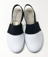 Hoo Black and White Mule-Tassel Children Shoes