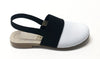 Hoo Black and White Mule-Tassel Children Shoes