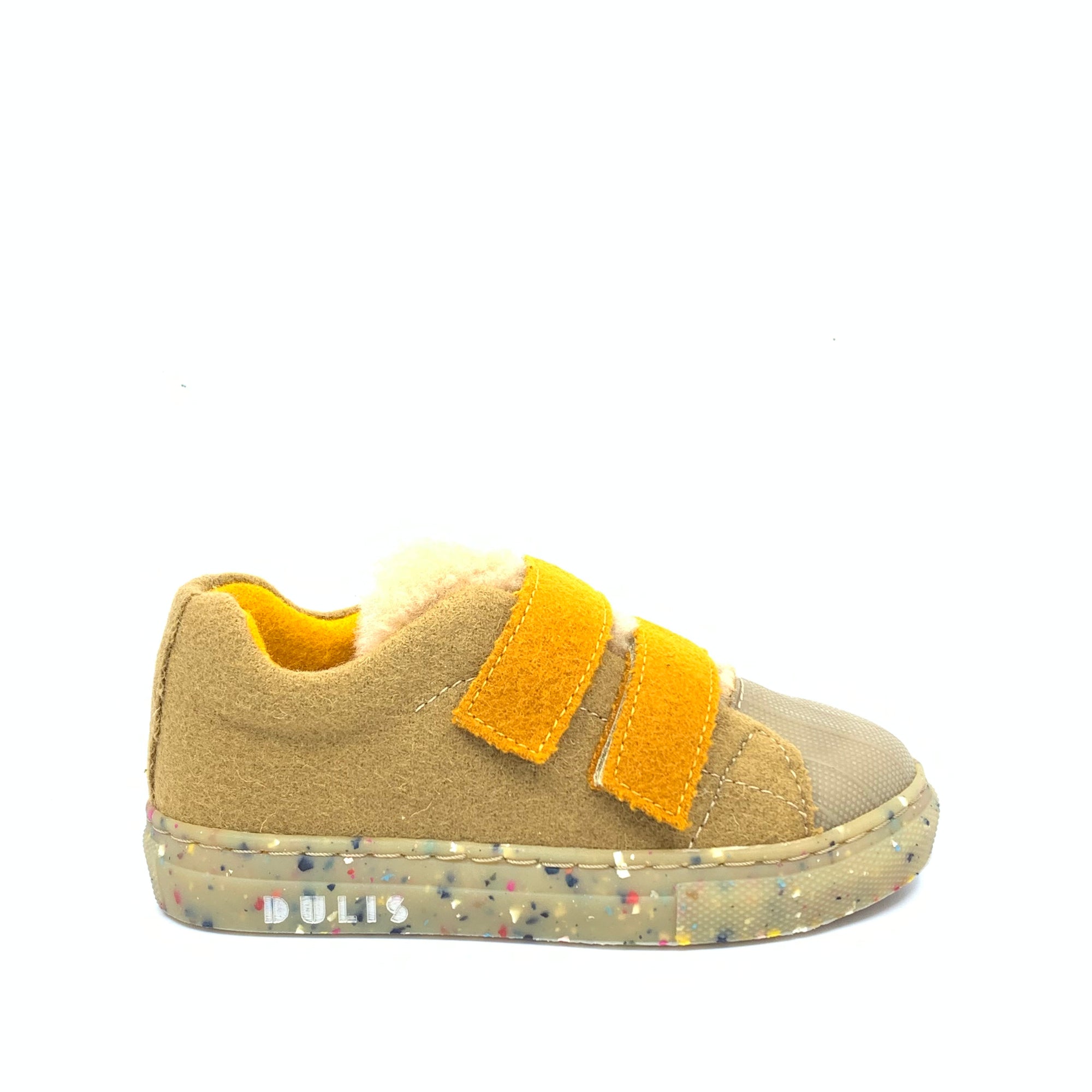 Dulis Beige Speckled Sneaker-Tassel Children Shoes