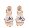 Chloe Logo Print Sandals-Tassel Children Shoes