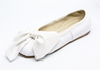 DouUod White Bow Ballet-Tassel Children Shoes
