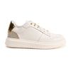 Hugo Boss Gold and White Lace-Up Sneaker-Tassel Children Shoes