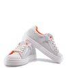 Atlanta Mocassin Gray Suede Zipper Sneaker-Tassel Children Shoes