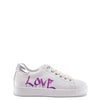 Atlanta Mocassin White Graffiti Zipper Sneaker-Tassel Children Shoes