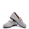 Atlanta Mocassin Gray Leather Buckle Dress Shoe-Tassel Children Shoes