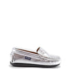 Atlanta Mocassin Silver Penny Loafer-Tassel Children Shoes