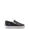 Atlanta Mocassin Black Leather Elastic Slip On Sneaker-Tassel Children Shoes