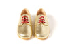 Sonatina Gold Perforated Oxford-Tassel Children Shoes