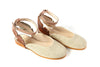 Sonatina Taupe Woven Leaf Flat-Tassel Children Shoes
