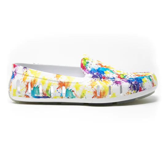 Floafers Paint Splatter Driver-Tassel Children Shoes