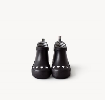 Boxbo Black Low Rainboot-Tassel Children Shoes
