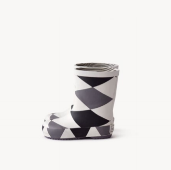 Boxbo Checkered Rainboot - Tassel Children Shoes