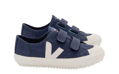Veja Marine Ollie Canvas Sneaker-Tassel Children Shoes
