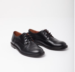 Bonpoint Black Louis Derby Dress Shoe-Tassel Children Shoes