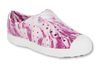 Native Jefferson Marbled Junior Blossom Pink/Shell White/Marble-Tassel Children Shoes