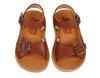 Young Soles Chestnut Sandal-Tassel Children Shoes
