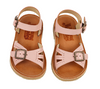 Young Soles Nude Pink Sandal-Tassel Children Shoes