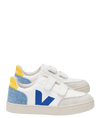 Veja Blue Jean Velcro Sneaker-Tassel Children Shoes