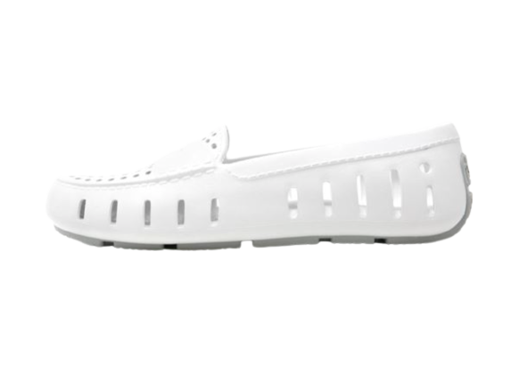 Floafers White Driver-Tassel Children Shoes