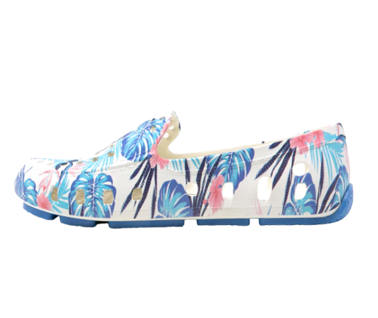 Floafers Tropical Print Driver-Tassel Children Shoes