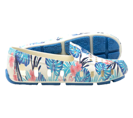 Floafers Tropical Print Driver-Tassel Children Shoes