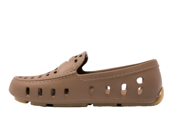 Floafers Brown Driver-Tassel Children Shoes