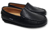 Atlanta Mocassin Black Loafer-Tassel Children Shoes