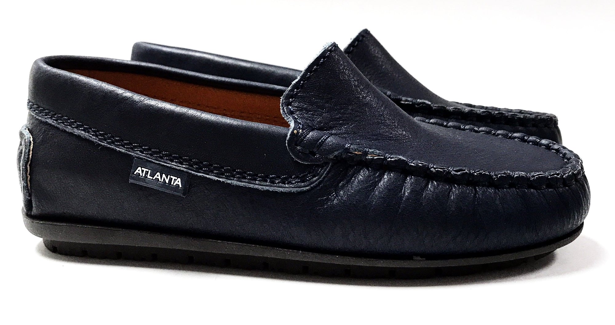 Atlanta Mocassin Navy Loafer-Tassel Children Shoes