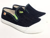 Avance Denim and Green Slip-on Sneaker-Tassel Children Shoes