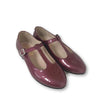 Beberlis Cranberry Patent T-Strap-Tassel Children Shoes