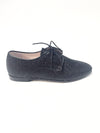 Beberlis Black Glitter Oxford-Tassel Children Shoes