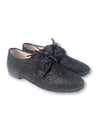 Beberlis Black Glitter Oxford-Tassel Children Shoes