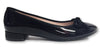 Beberlis Black Patent Ballet Slipper-Tassel Children Shoes