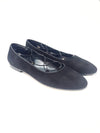 Beberlis Black Suede Lace-up Ballet Slipper-Tassel Children Shoes
