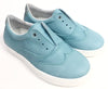 Beberlis Blue with Glitter Heel Slip-on Sneaker-Tassel Children Shoes