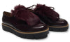 Beberlis Burgundy Hair Oxford-Tassel Children Shoes