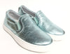 Beberlis Metallic Green Slip-on Sneaker-Tassel Children Shoes