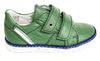 BluBlonc Green and White Velcro Sneaker-Tassel Children Shoes