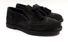 Blublonc Gray Suede Tassel Slip-on-Tassel Children Shoes