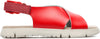 Campers Red Sandal-Tassel Children Shoes