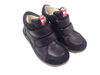 Campers Black Double Velcro Boot-Tassel Children Shoes