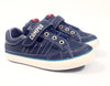 Campers Blue and White Velcro Sneaker-Tassel Children Shoes