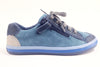 Campers Blue Lace Sneaker with Side Zipper-Tassel Children Shoes