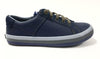 Campers Blue Sneaker with Tan Elastic-Tassel Children Shoes